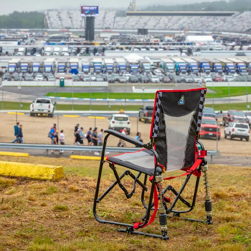 Smooth Motion Adjustable Rocker - Choice 573 - Freestyle Rocker Portable Outdoor Folding Chair Detail