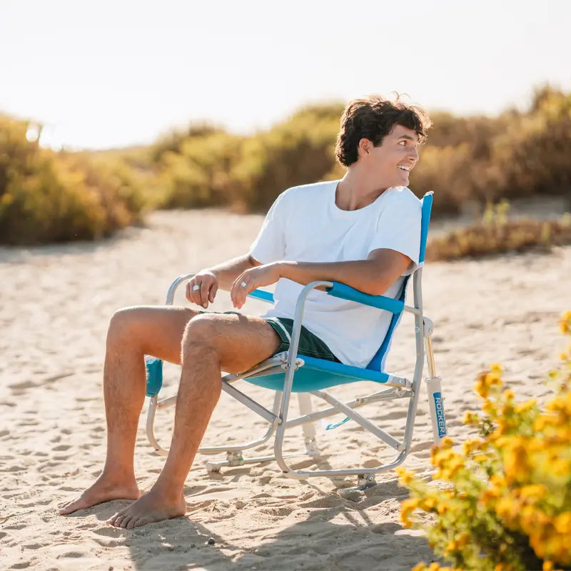 Luxury Camp Beach Rocker - Choice 712 - Freestyle Rocker Portable Outdoor Folding Chair Detail