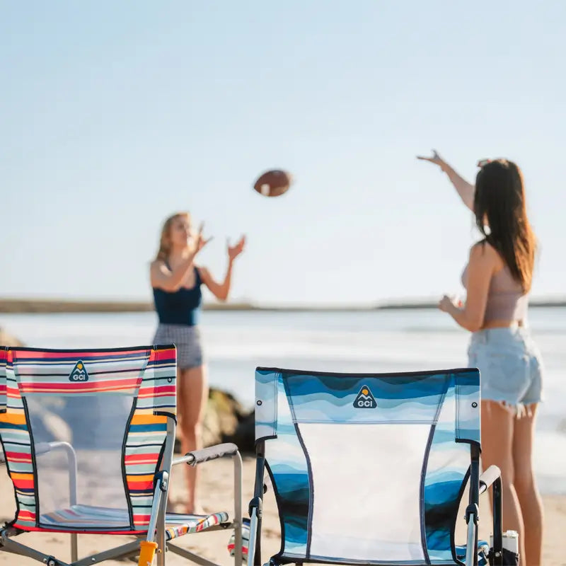 Luxury Camp Beach Rocker - Choice 712 - Freestyle Rocker Portable Outdoor Folding Chair Detail