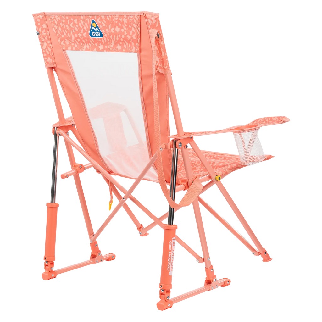 Luxury Camp Comfort Pro Rocker - Choice 375 - Freestyle Rocker Portable Outdoor Folding Chair Detail