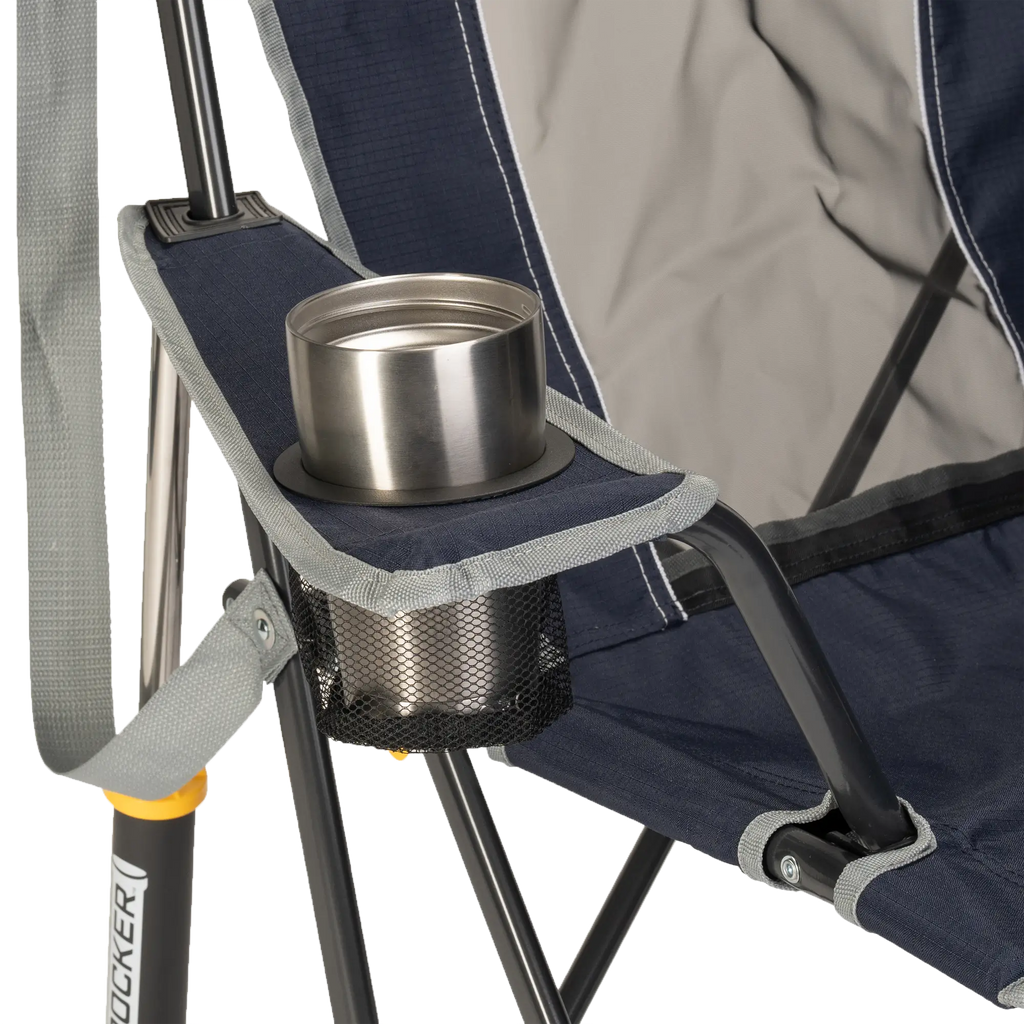 Luxury Camp Comfort Pro Rocker - Choice 375 - Freestyle Rocker Portable Outdoor Folding Chair Detail