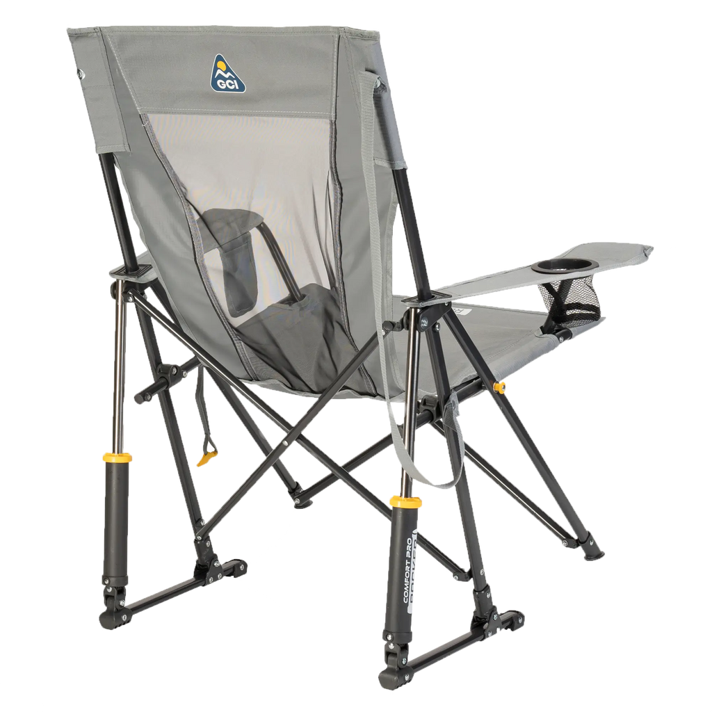 Luxury Camp Comfort Pro Rocker - Choice 375 - Freestyle Rocker Portable Outdoor Folding Chair Detail