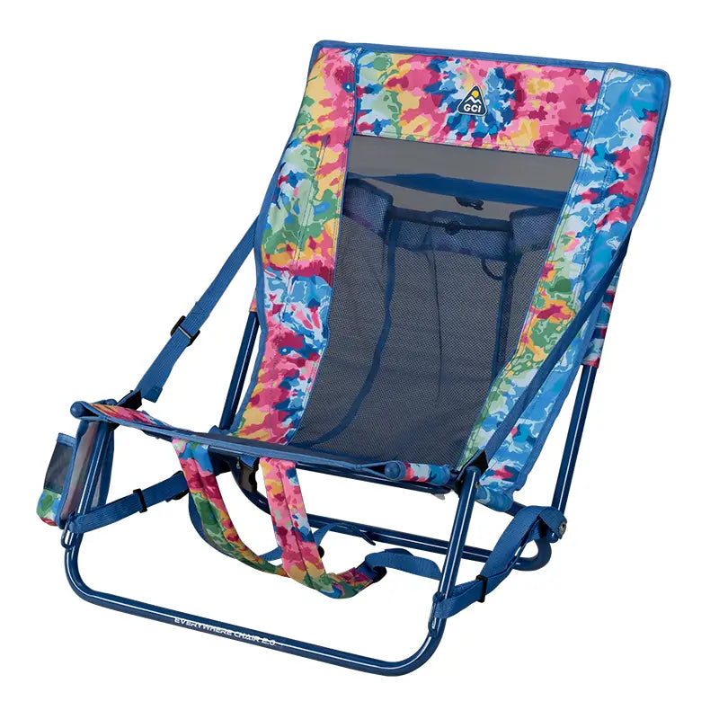 Reclining Beach Everywhere Chair 2 - Choice 656 - Multi-Position Outdoor Beach Chair with Pillow Detail