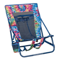 Reclining Beach Everywhere Chair 2 - Choice 656 - Multi-Position Outdoor Beach Chair with Pillow - Tie Dye