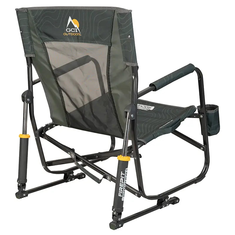 Heavy-Duty Freestyle FirePit Rocker - Choice 737 - RoadTrip Rocker Smooth Motion Camp Chair Detail