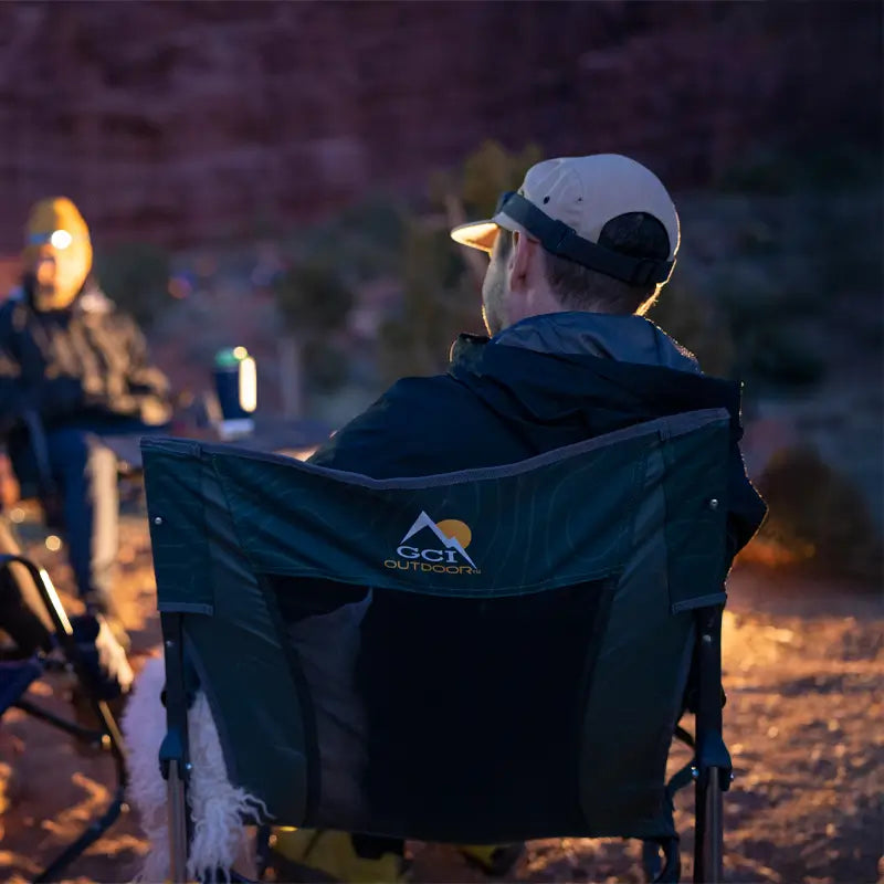 Heavy-Duty Freestyle FirePit Rocker - Choice 737 - RoadTrip Rocker Smooth Motion Camp Chair Detail