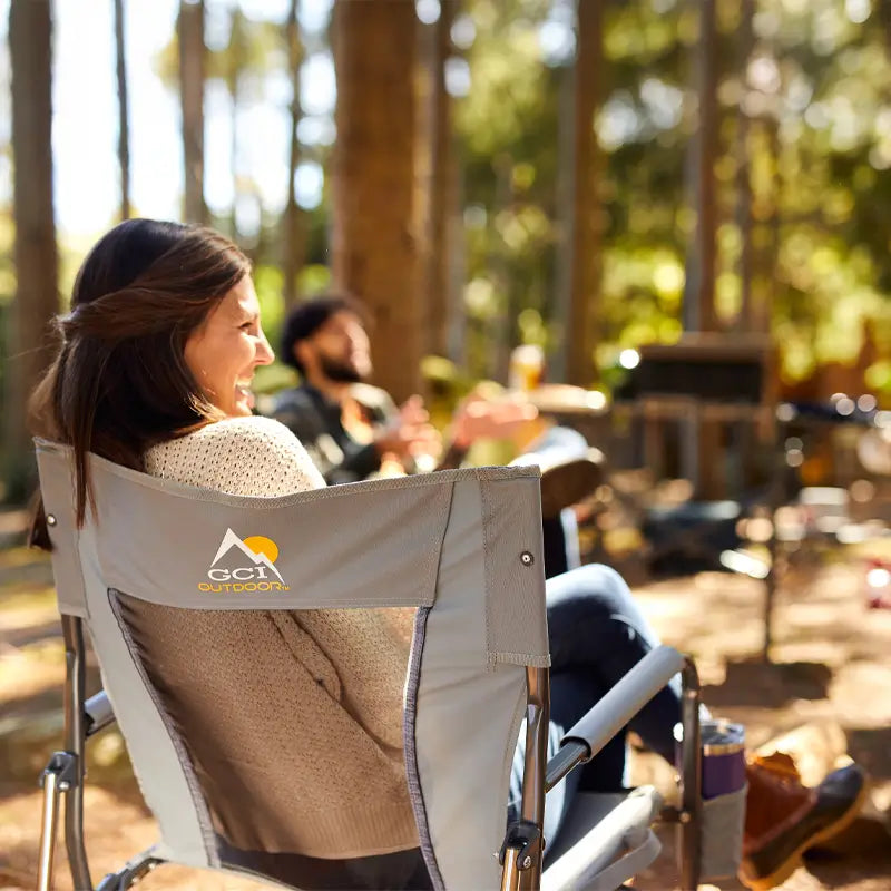 Heavy-Duty Freestyle FirePit Rocker - Choice 737 - RoadTrip Rocker Smooth Motion Camp Chair Detail