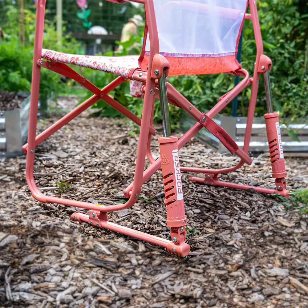 Patented Spring-Action Freestyle Rocker Elite - Choice 460 - Freestyle Rocker Portable Outdoor Folding Chair Detail