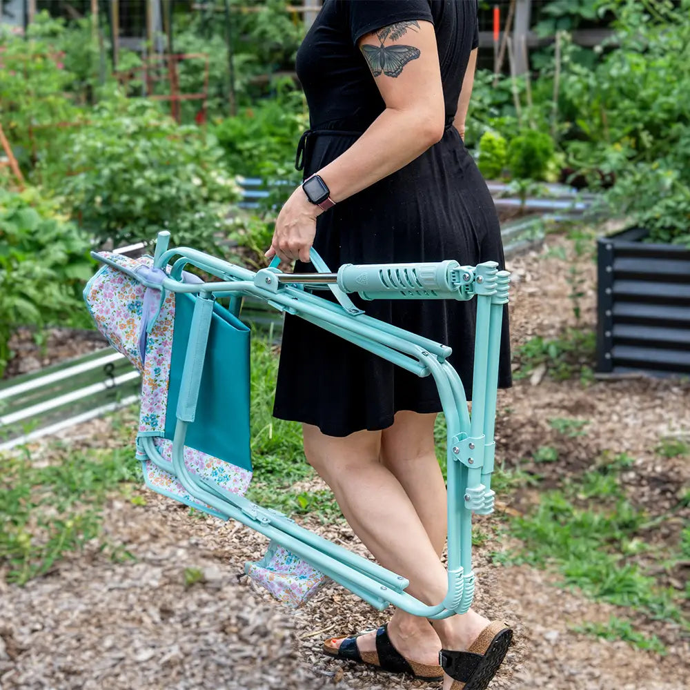Patented Spring-Action Freestyle Rocker Elite - Choice 460 - Freestyle Rocker Portable Outdoor Folding Chair Detail