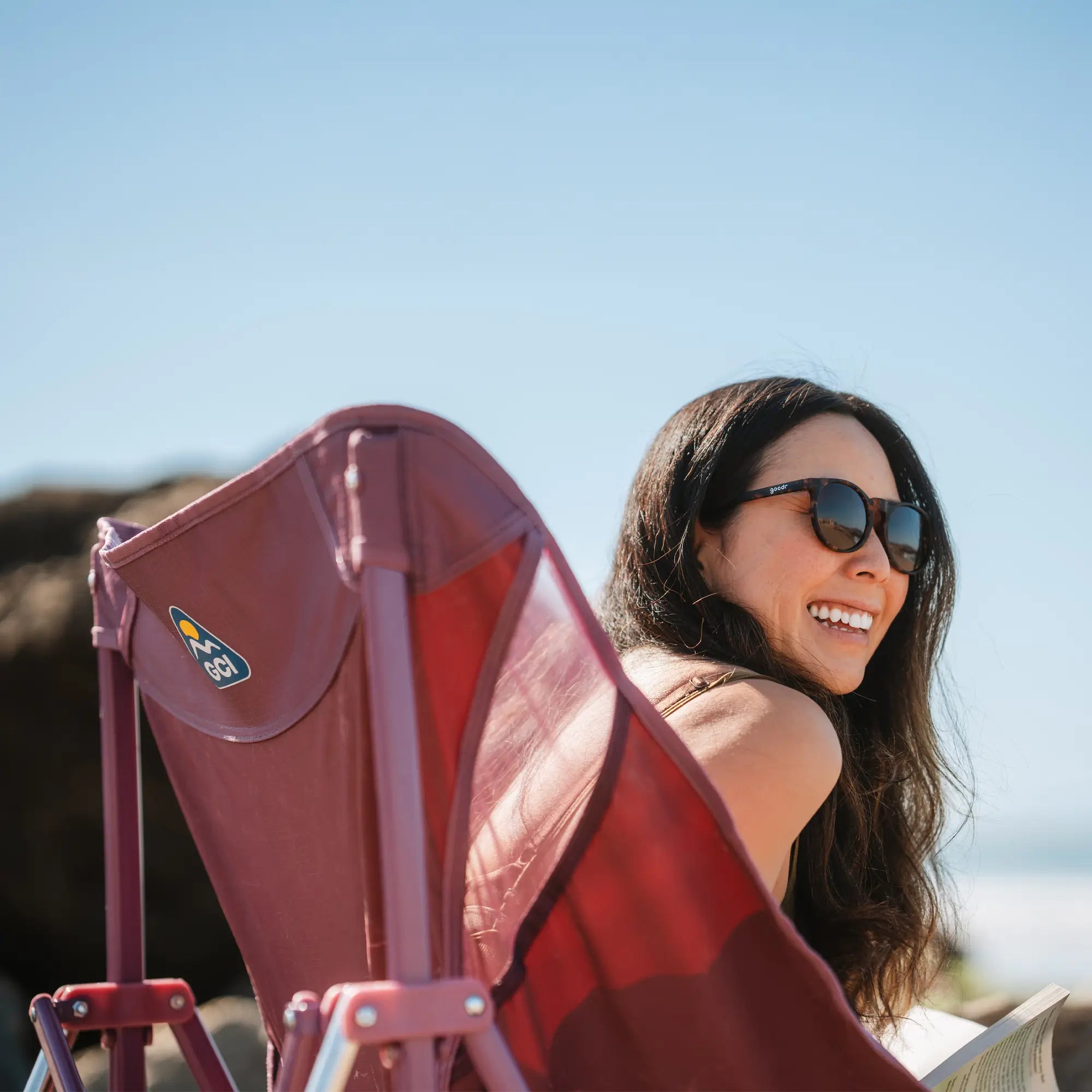 Patented Spring-Action Pod Rocker Elite - Choice 832 - RoadTrip Rocker Smooth Motion Camp Chair Detail