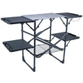 Stainless Steel BBQ Slim-Fold Cook Station - Choice 575 - Heat-Resistant Over-Fire Grill Rack for Camping - Default Title