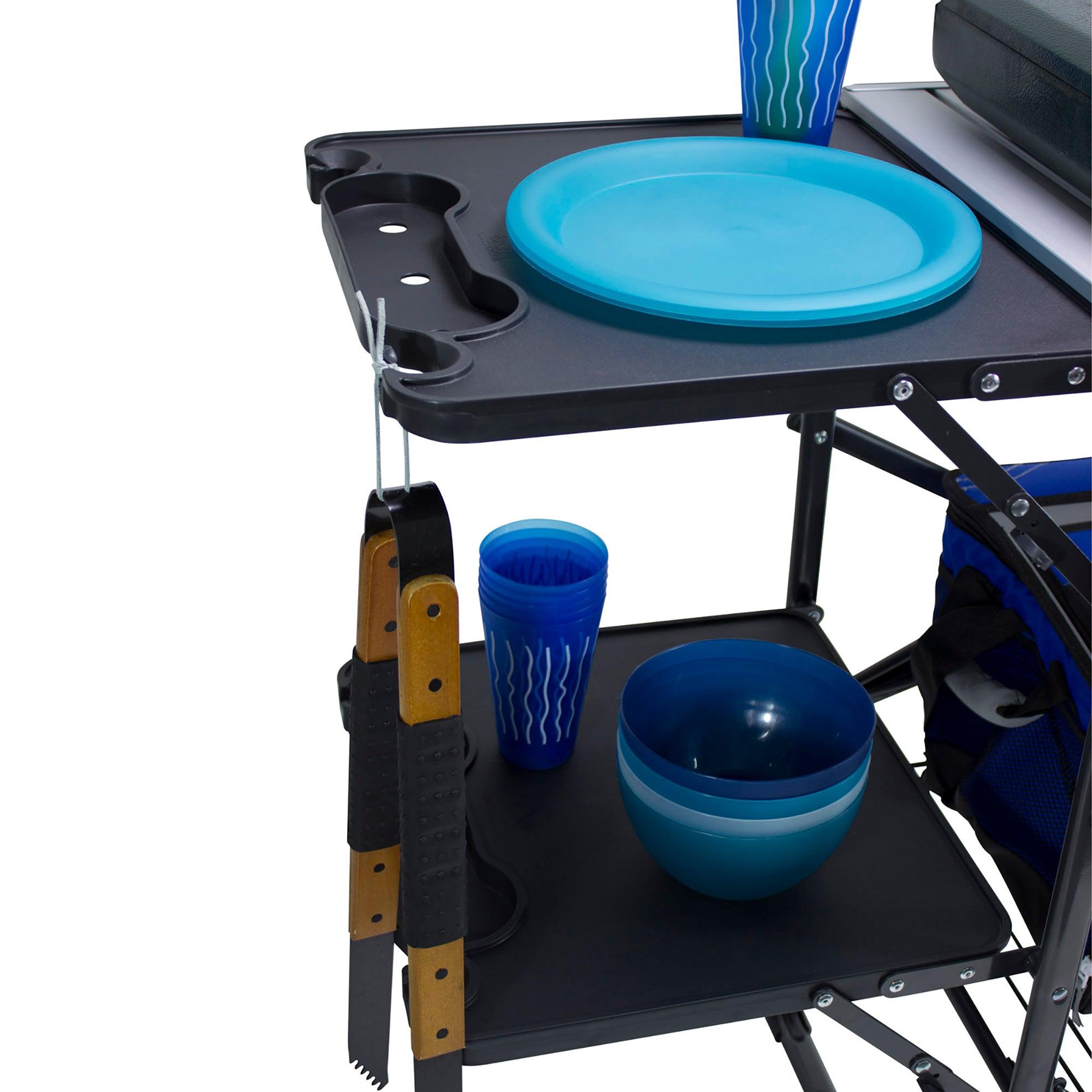 Heavy-Duty Camp Master Cook Station - Choice 171 - Heat-Resistant Over-Fire Grill Rack for Camping Detail