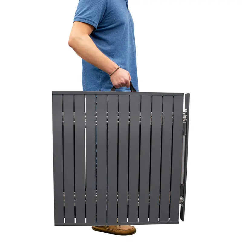 Portable Staging Slim-Fold Table XL - Choice 651 - Multi-Functional Heavy-Duty Grilling Table Counter Detail