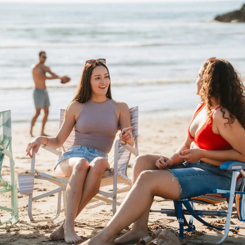 Luxury Camp Beach Rocker - Choice 712 - Freestyle Rocker Portable Outdoor Folding Chair Detail