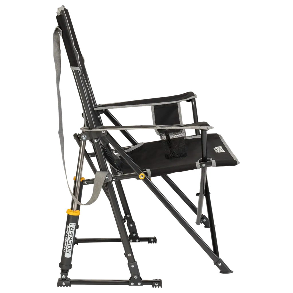 Luxury Camp Comfort Pro Rocker - Choice 375 - Freestyle Rocker Portable Outdoor Folding Chair Detail