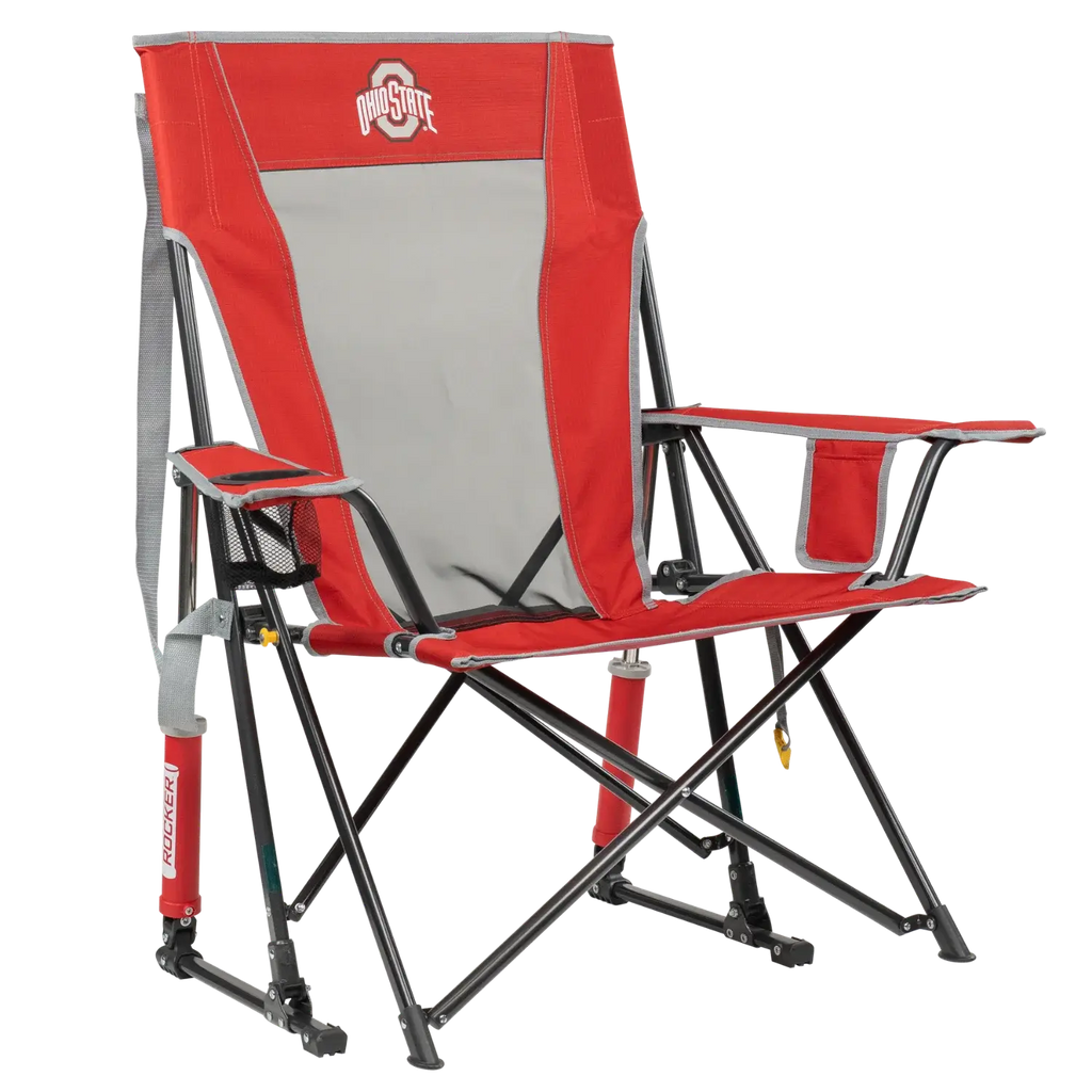 Smooth Motion College Comfort Pro Rocker - Ohio State Buckeyes - Choice 676 - RoadTrip Rocker Smooth Motion Camp Chair - Default Title