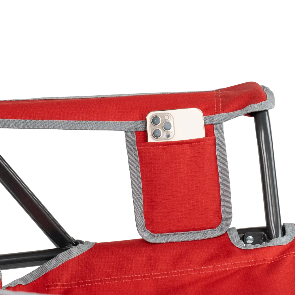 Smooth Motion College Comfort Pro Rocker - Ohio State Buckeyes - Choice 676 - RoadTrip Rocker Smooth Motion Camp Chair Detail