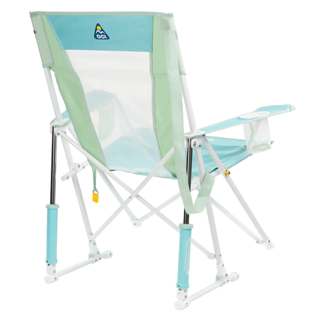 Luxury Camp Comfort Pro Rocker - Choice 375 - Freestyle Rocker Portable Outdoor Folding Chair Detail