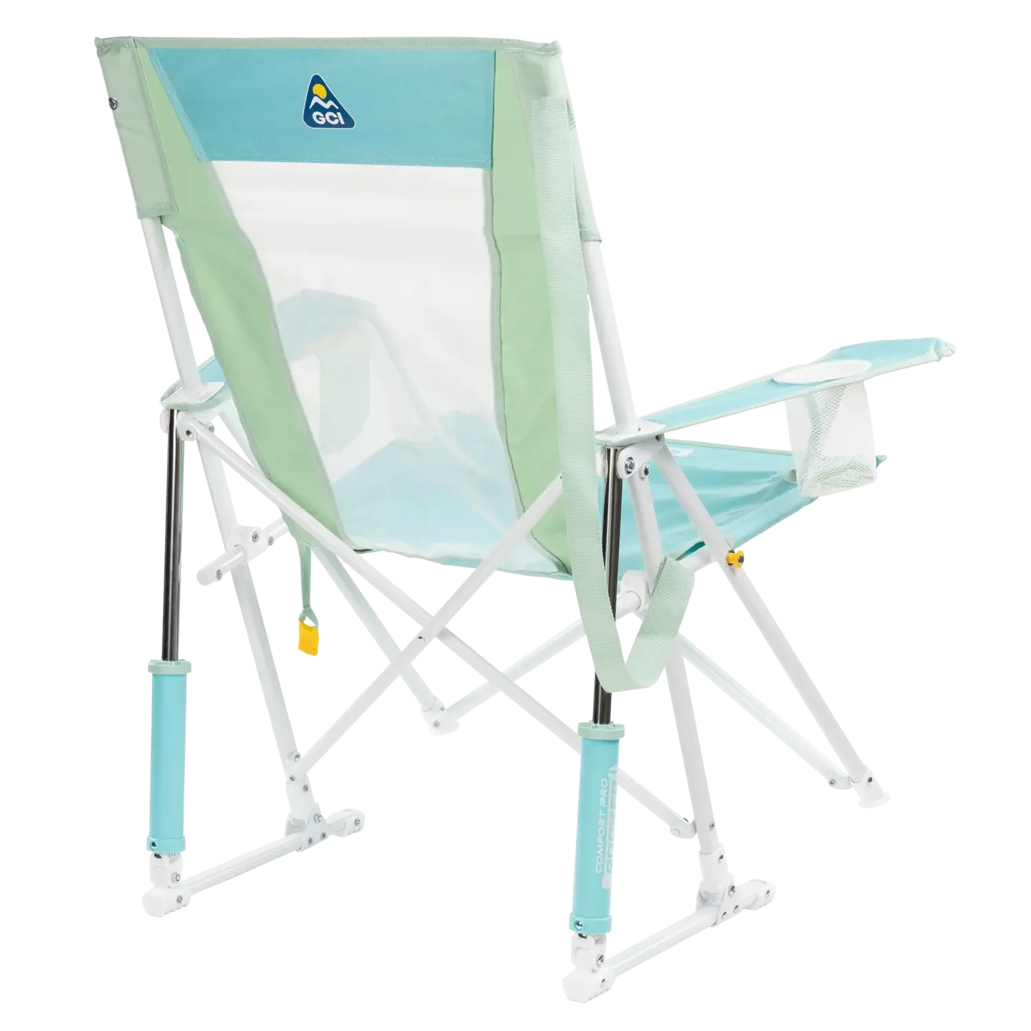 Luxury Camp Comfort Pro Rocker - Choice 375 - Freestyle Rocker Portable Outdoor Folding Chair Detail