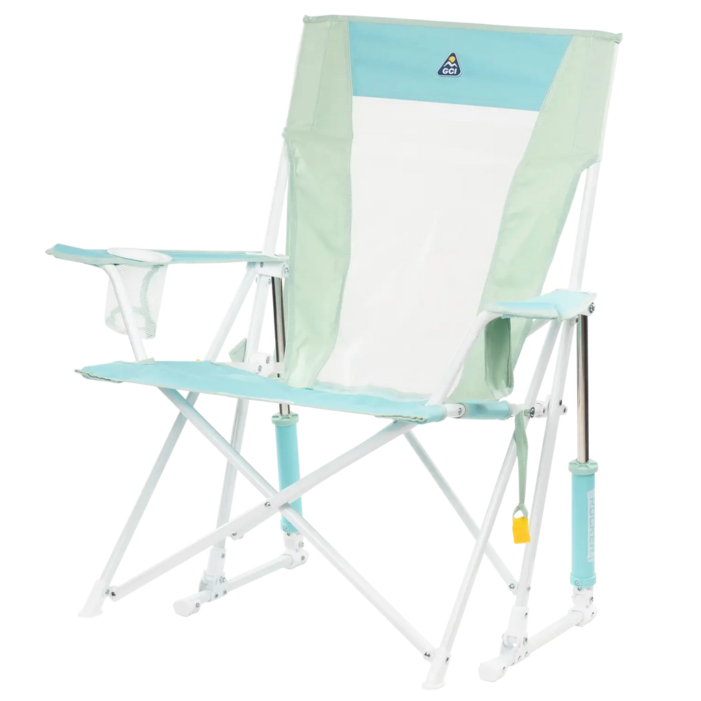 Luxury Camp Comfort Pro Rocker - Choice 375 - Freestyle Rocker Portable Outdoor Folding Chair Detail