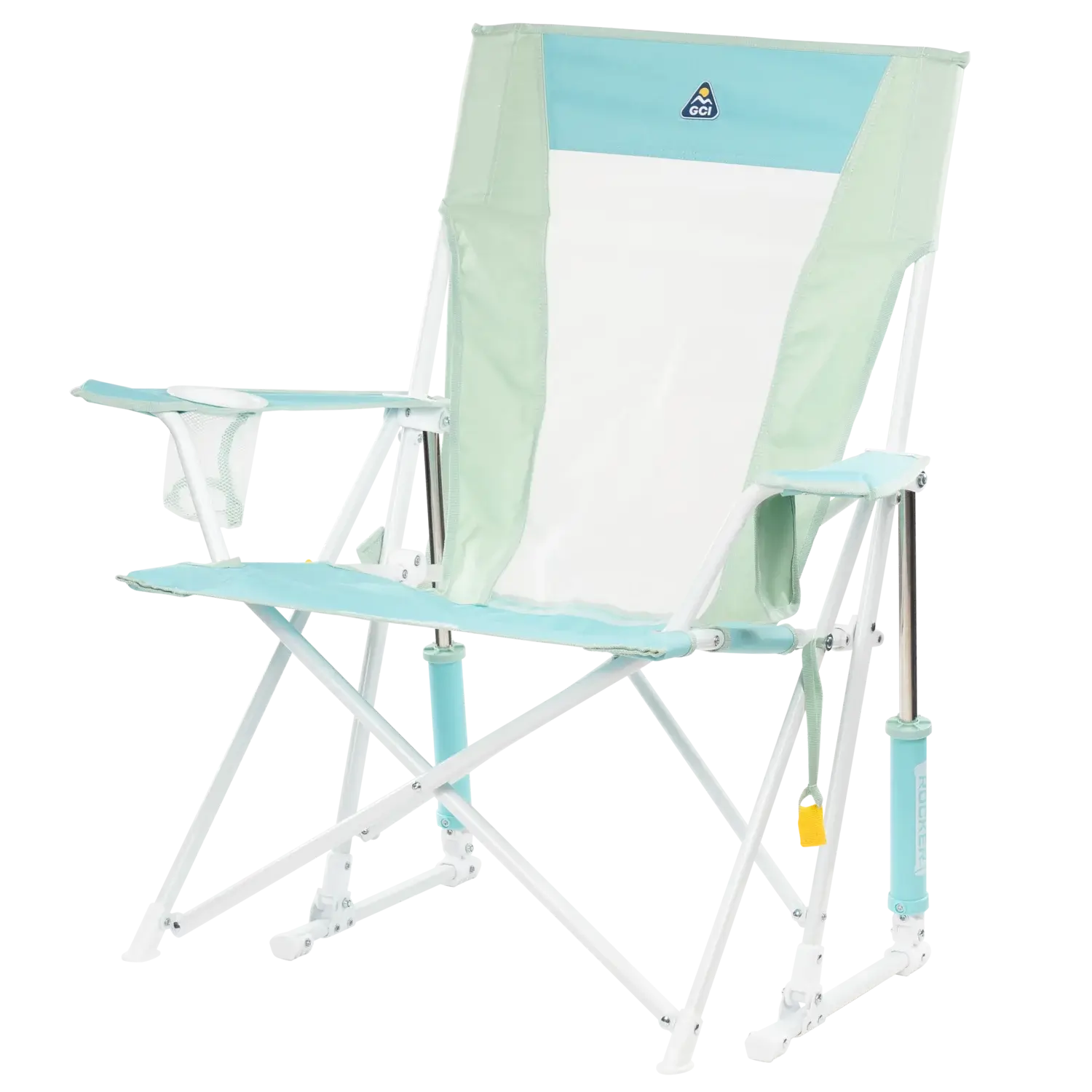 Luxury Camp Comfort Pro Rocker - Choice 375 - Freestyle Rocker Portable Outdoor Folding Chair Detail