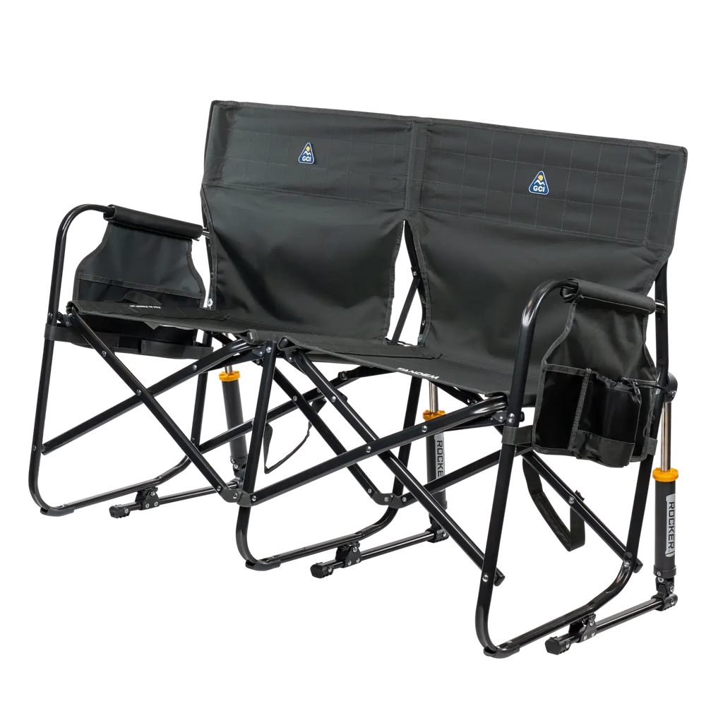 Patented Spring-Action Tandem Rocker - Choice 227 - RoadTrip Rocker Smooth Motion Camp Chair Detail